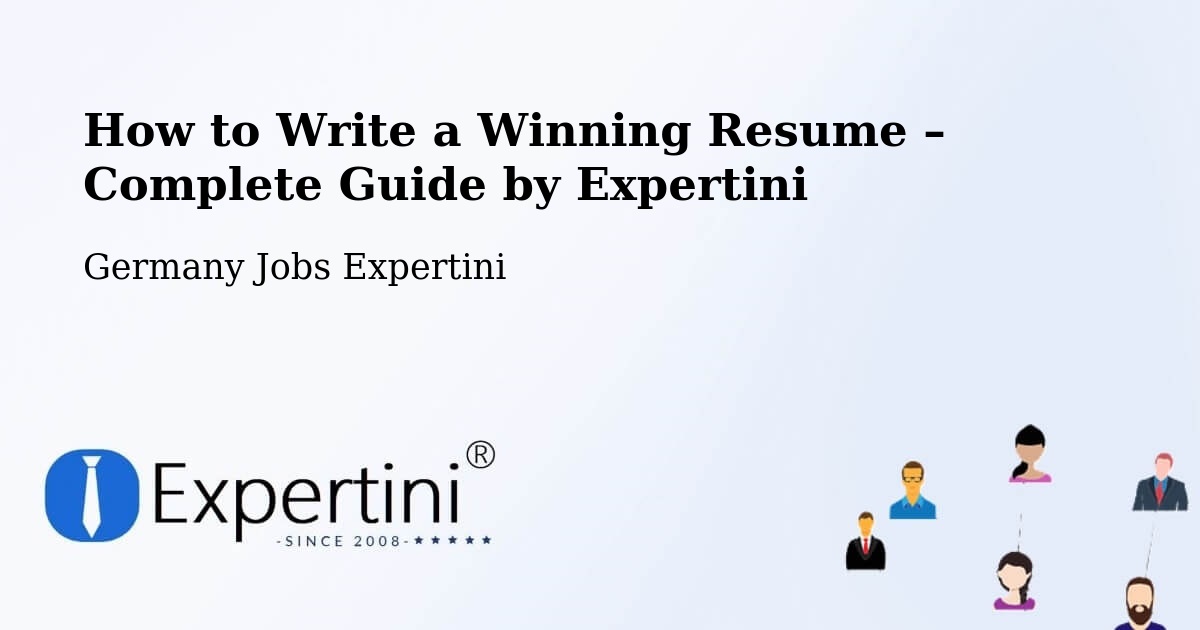 Resume Writing Guide for Job Seekers – Tutzing - Tutzing, Germany Jobs Expertini